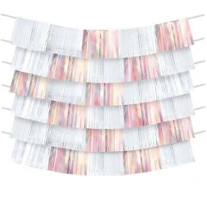 Гирлянда-бахрома Радужный 150cм*25cм 9шт (Китай) 1505-1778