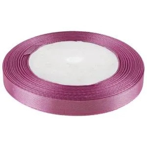 Лента атлас ежевичный 12 мм*22,85 м