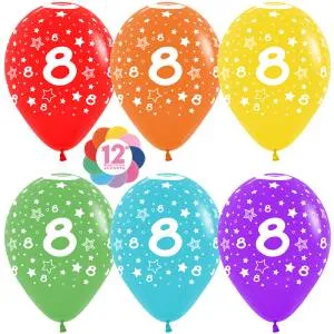 Цифра "8 Звезды" 12" пастель ( Колумбия)