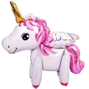 Единорог ходячий розовый/ Китай