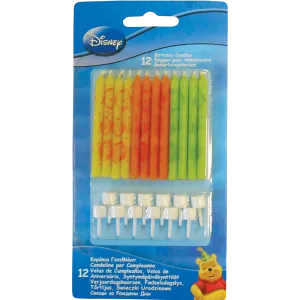 Свеча д/т с подст  Винни (12 шт.)/1502-2776