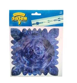 Гирлянда фол сер/син 2,7 м х15см