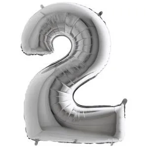 Цифра "2" - серебро/MD