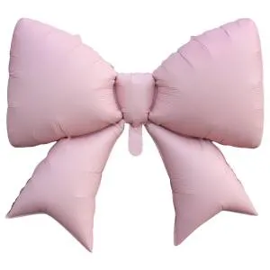 39" Бант, розовый сатин / Китай 1207-6210/26456