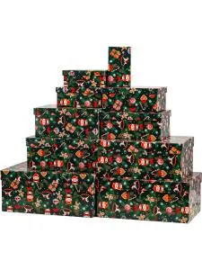 Коробка 30,5*20*13 см Новогодняя сказка