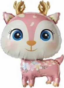 30" Олененок, розовый / Китай 21975