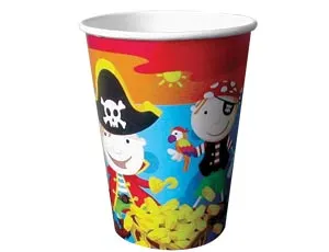 Стаканы "Весёлые пираты" 190 мл. 6 шт.