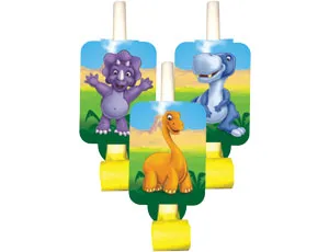 Язычок-гудок с картинкой "Динозаврики"