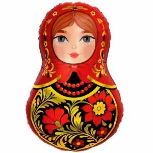 Матрешка Золотая роспись / Agura 1207-6717