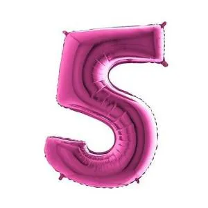 Цифра "5" -  Розовая /Grabo                     