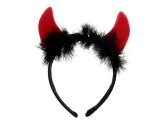 Ободок  "Красные рожки" 313740 