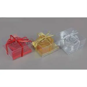 Свеча Роза с блестками 460981