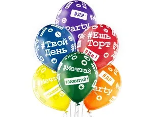 Хештеги - 38 , кристалл ассорти 14" 1103-1704