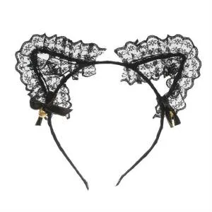 Карнавал ободок "Киска" ажурные ушки 2311687