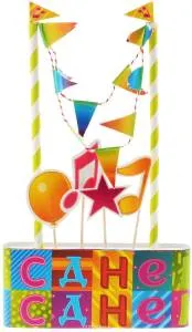 Декор-комплект д/торта Мозаика