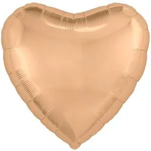 30" Сердце Персиковый пух (Россия) 1204-1457