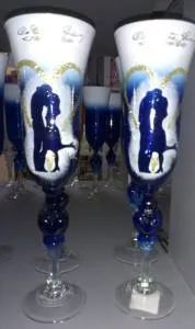 Бокалы свадебные в ассортименте