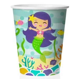 Стаканы "Милая русалочка" 180мл 6 шт