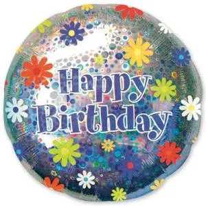 Шар 18" HB Цветы (Анаграм)