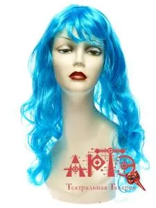 Парик "Мальвина" Цв.Голубой (OF-6021)