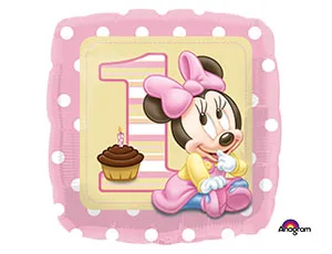 Шар 18" Минни Малышка 1 годик (Анаграм)/1202-2273
