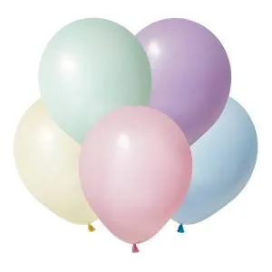 5" Ассорти макаронс пастель 205100 (Китай)