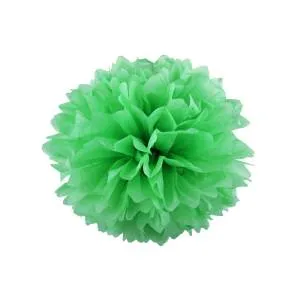 Помпон из бумаги 16 см. (светло-зеленый)