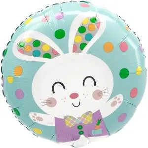 18" Заяц радостный горошек (Анаграм) / 1202-3781