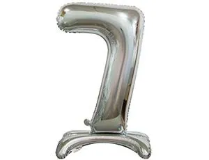 30" Цифра на подставке "7" серебро/ Китай 1207-3653