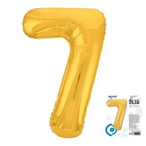 Цифра 7 - 40" Slim Золото (Россия) / 754665/1207-3818