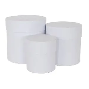 Коробка цилиндр 10*10 см. Белый / FUT000035932