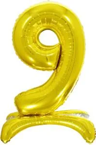 32" Цифра на подставке "9" золото/ Китай 132019