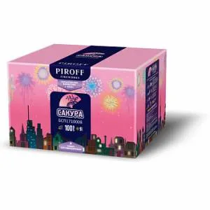 Сакура 0,8" 100 залпов