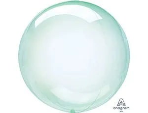 18" BUBBLE Б/РИС кристалл Green (Анаграм)/1204-1026