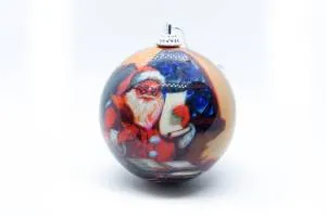 Набор шаров пластик "Рождество" Дед Мороз с письмом 538816