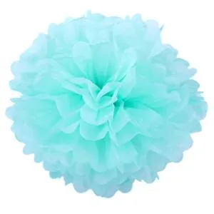 Помпон из бумаги 35 см. (мятный) 