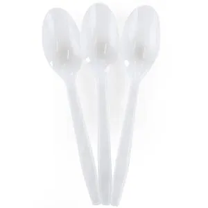 Ложки пластиковые Белые 15 см, 10 шт./ 6231271