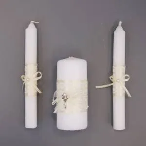 Свеча "Домашний очаг" Айвори / М00803