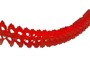Гирлянда бум красная 3,6м/ 1404-0444