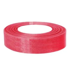 Лента Органза 2.5 см.*22.85 м Ярко-розовый / О25ВК41