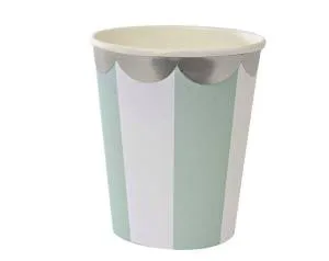 Стаканы Полоски мятные 260 мл / 6 шт. 1707363