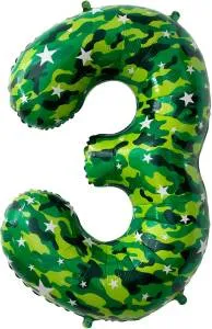 34"  Цифра "3" Камуфляж / Китай 131013