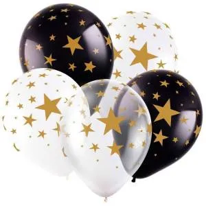 12" Звезды, ассорти пастель-кристалл (Вьетнам) DECOBAL / 312787