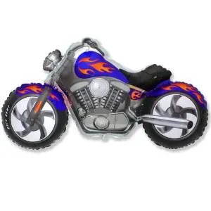 Мотоцикл синий (байк) / Flexmetal
