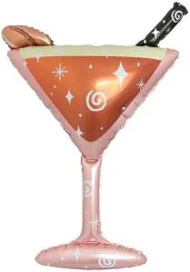 44" Бокал Мартини, розовый / Китай 27448
