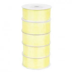 Лента Шифон 2,5 см.*22,85 м. Кремовая / 4887102