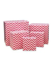 Коробка 8*8*6 см "Розовый павлин"