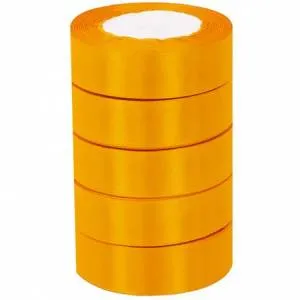 Лента атлас ярко-желтый 25мм*22,85м/ 88011094