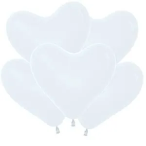 12" Сердце белое 412005