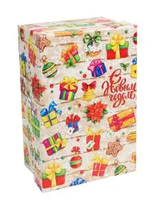 Коробка "Новогодние подарки" 36*24*8 см